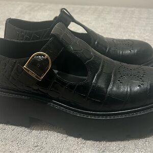 CelineTriomphe leather flats